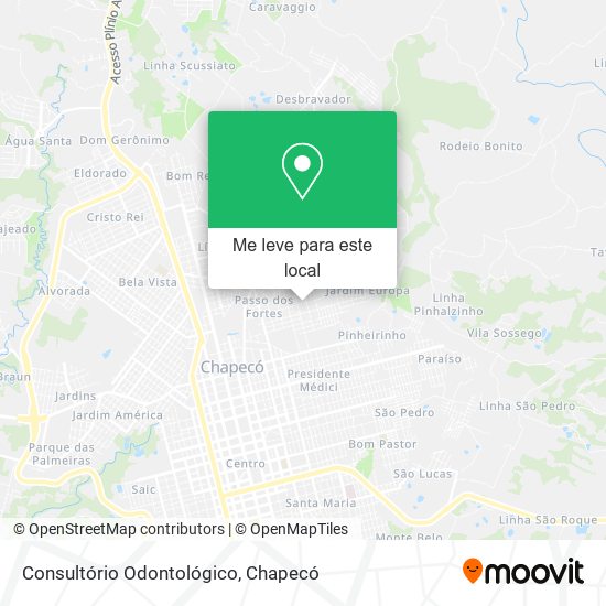 Consultório Odontológico mapa