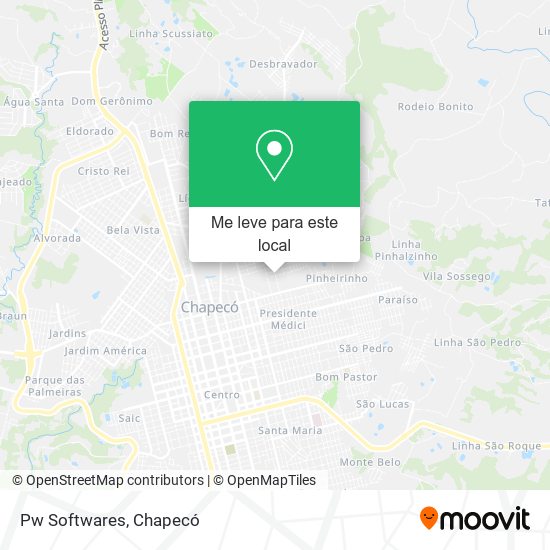 Pw Softwares mapa