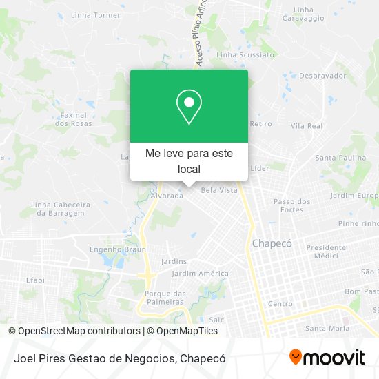 Joel Pires Gestao de Negocios mapa