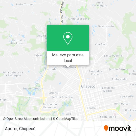 Apomi mapa