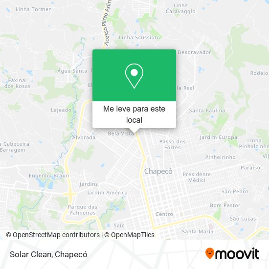 Solar Clean mapa