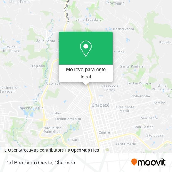 Cd Bierbaum Oeste mapa