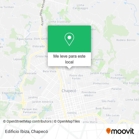 Edificio Ibiza mapa