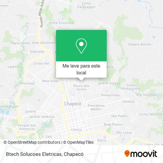 Btech Solucoes Eletricas mapa