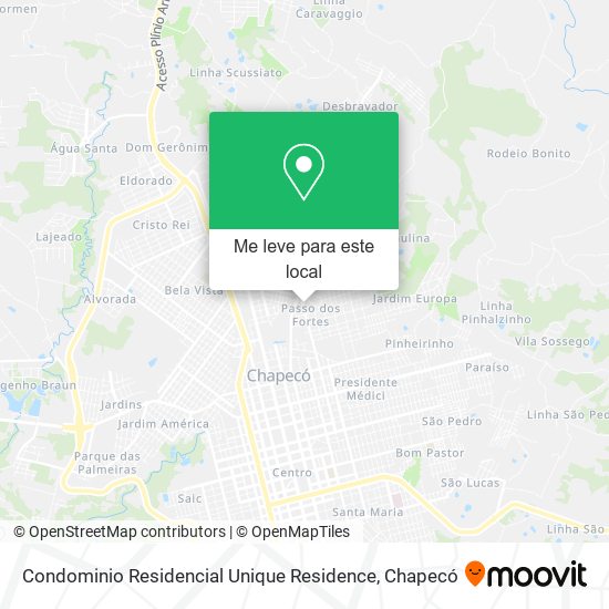 Condominio Residencial Unique Residence mapa