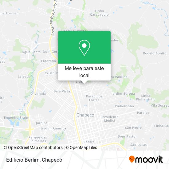 Edificio Berlim mapa