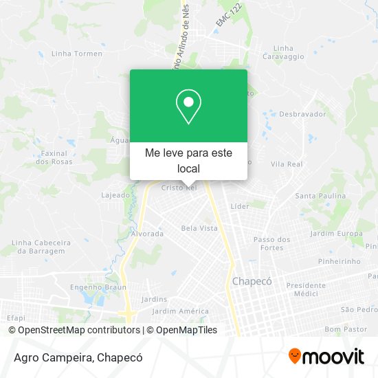 Agro Campeira mapa