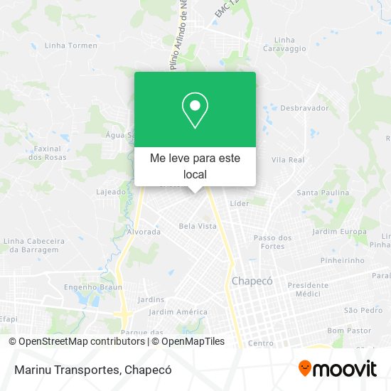 Marinu Transportes mapa