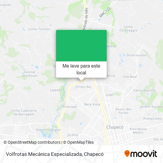 Volfrotas Mecânica Especializada mapa