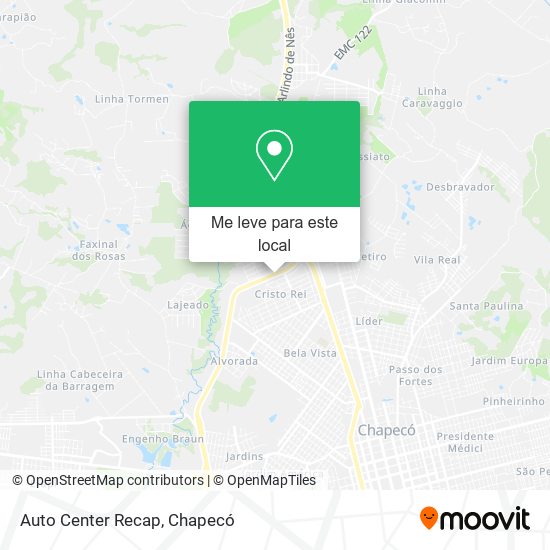 Auto Center Recap mapa