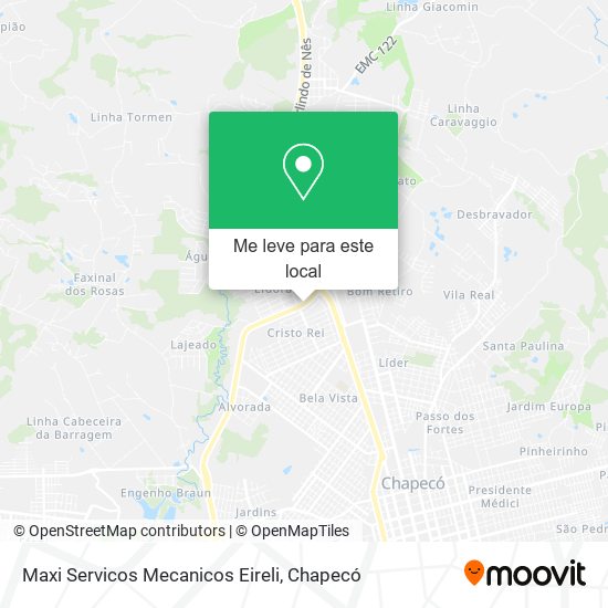 Maxi Servicos Mecanicos Eireli mapa