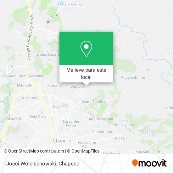 Joeci Woiciechowski mapa