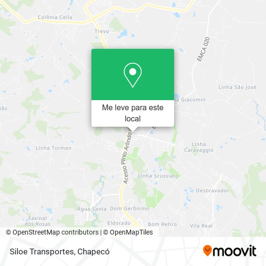 Siloe Transportes mapa