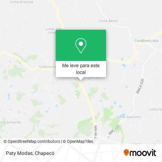 Paty Modas mapa