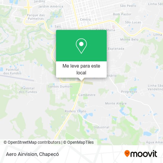 Aero Airvision mapa