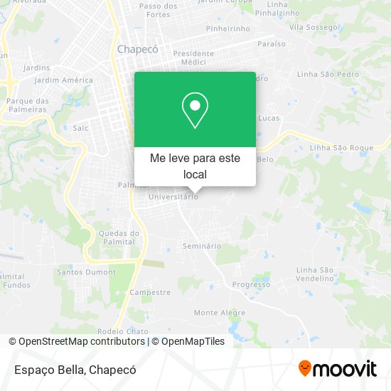 Espaço Bella mapa