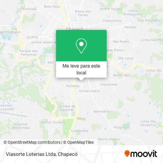 Viasorte Loterias Ltda mapa