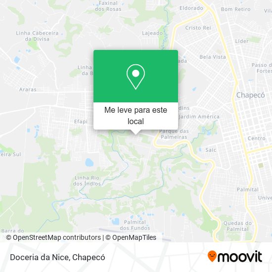 Doceria da Nice mapa