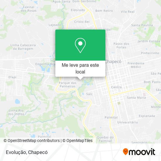 Evolução mapa