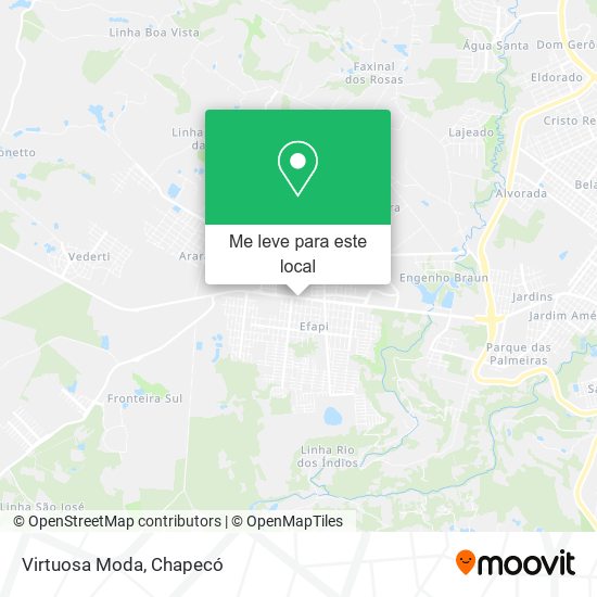 Virtuosa Moda mapa