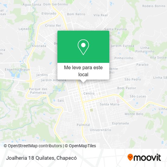 Joalheria 18 Quilates mapa