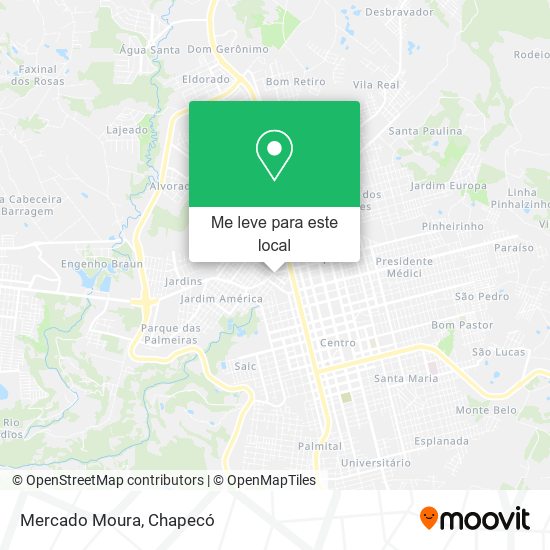 Mercado Moura mapa