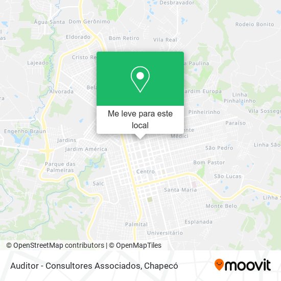 Auditor - Consultores Associados mapa