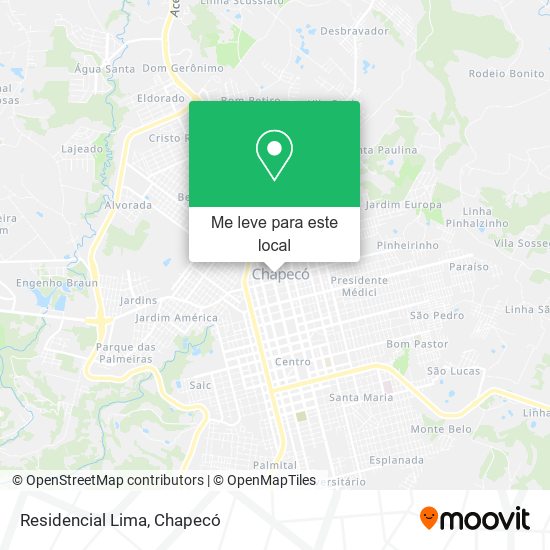 Residencial Lima mapa