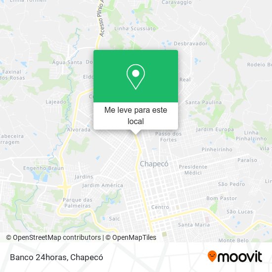 Banco 24horas mapa