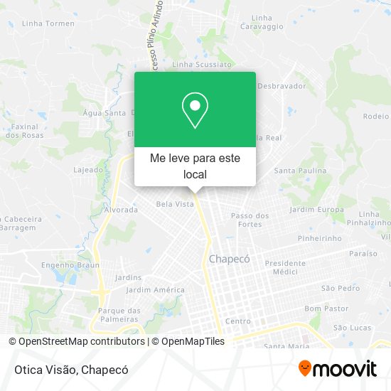 Otica Visão mapa