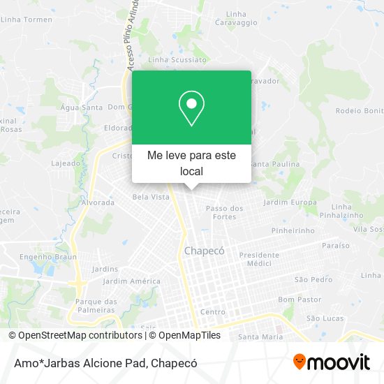 Amo*Jarbas Alcione Pad mapa
