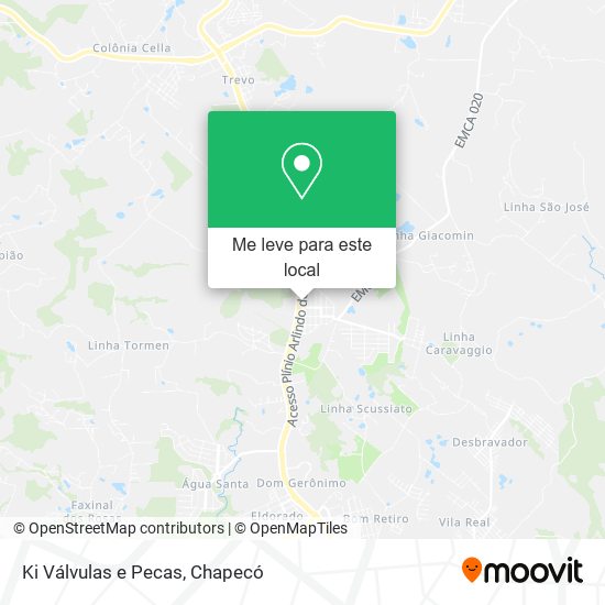 Ki Válvulas e Pecas mapa