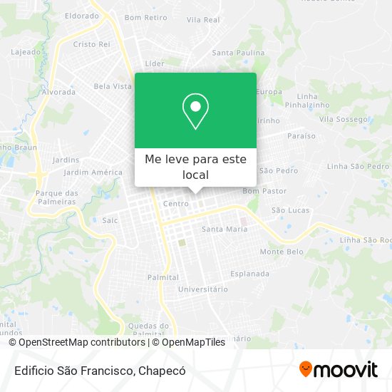 Edificio São Francisco mapa