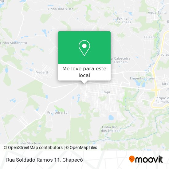 Rua Soldado Ramos 11 mapa
