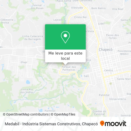 Medabil -  Indústria Sistemas Construtivos mapa