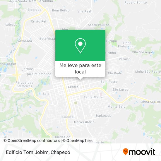 Edificio Tom Jobim mapa
