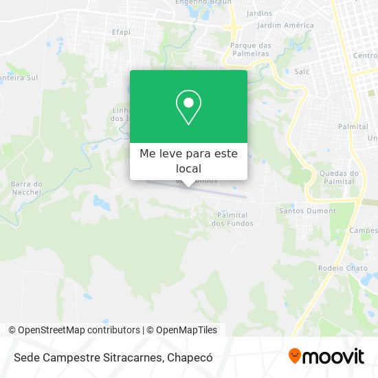 Sede Campestre Sitracarnes mapa
