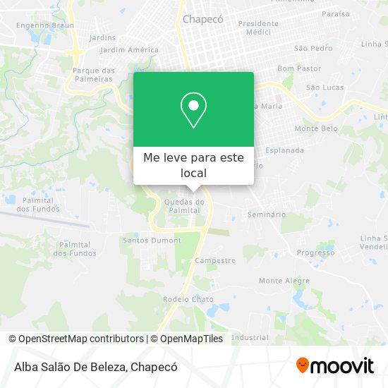 Alba Salão De Beleza mapa