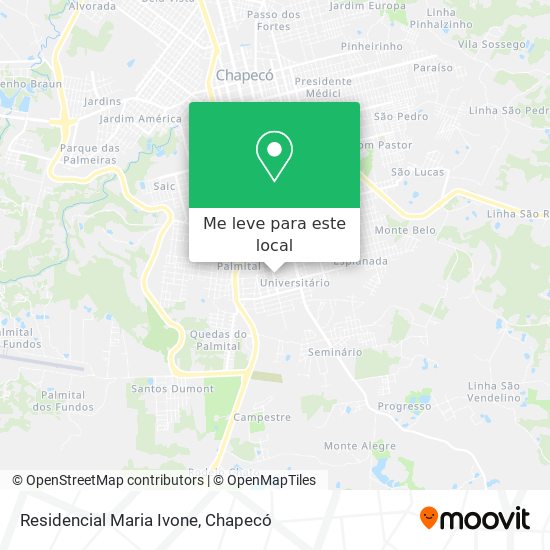 Residencial Maria Ivone mapa
