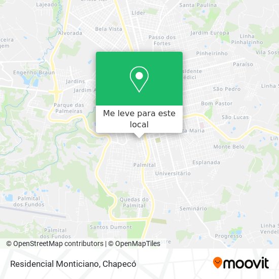 Residencial Monticiano mapa