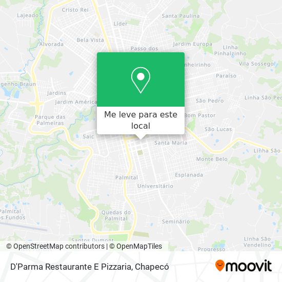 D'Parma Restaurante E Pizzaria mapa