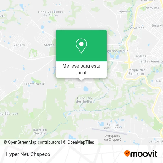 Hyper Net mapa