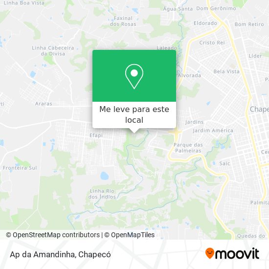 Ap da Amandinha mapa