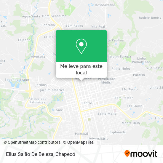 Ellus Salão De Beleza mapa
