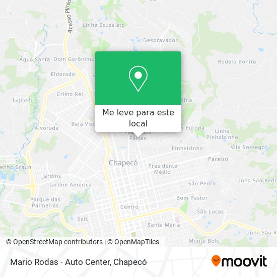 Mario Rodas - Auto Center mapa