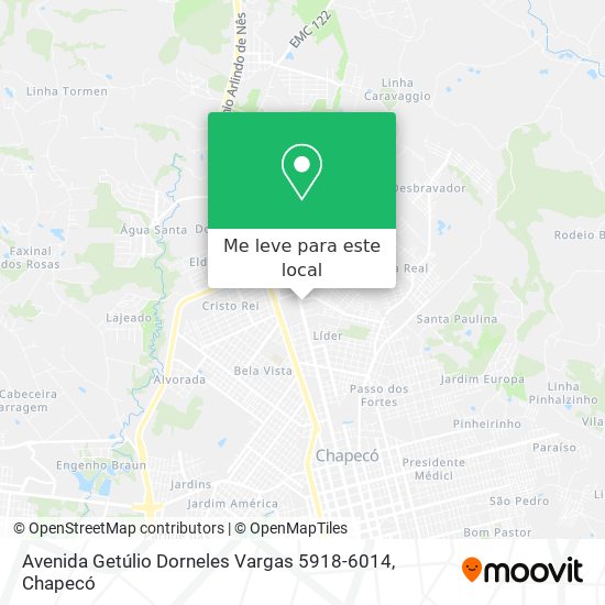 Avenida Getúlio Dorneles Vargas 5918-6014 mapa