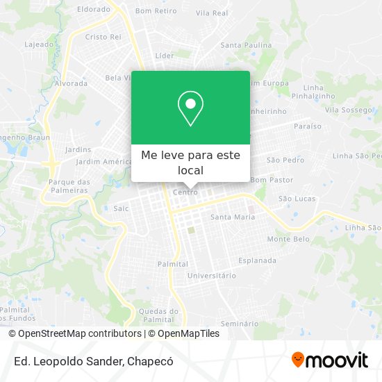 Ed. Leopoldo Sander mapa