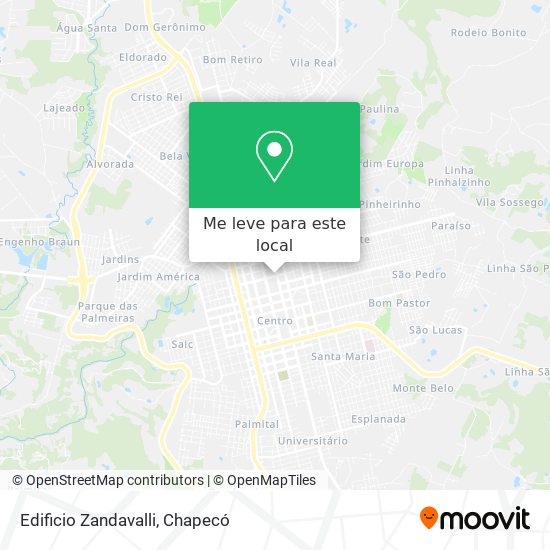 Edificio Zandavalli mapa