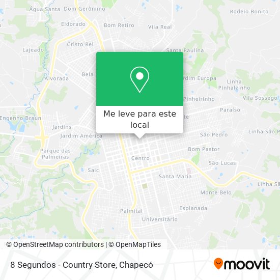 8 Segundos - Country Store mapa