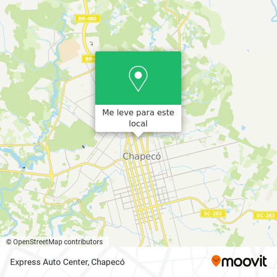 Express Auto Center mapa